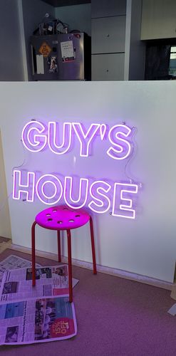 Customer photo review of Custom Neon Signs