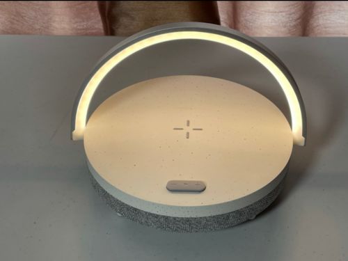 Customer photo review of EZVALO 4-in-1 Music Lamp with Wireless Charger