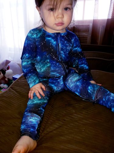 Customer photo review of Milky Way Convertible Footie