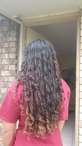 Customer photo review of CURL CREAM