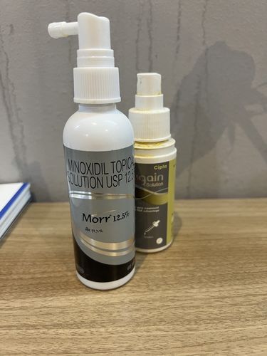 Customer photo review of Tugain 10% Minoxidil Extra Strength Topical Solution for Men.