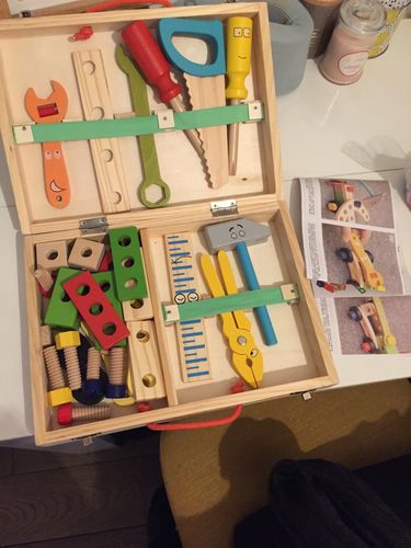 Customer photo review of BRICOMB™ - Jouet en bois pour enfant