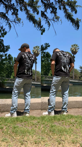 Customer photo review of 3 BLADES STANDARD TEE