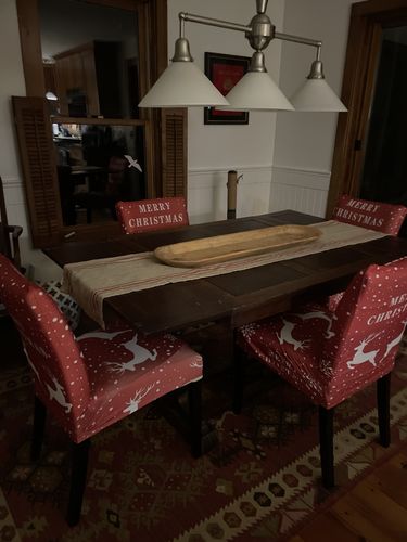 Customer photo review of Cabrexa© Christmas Chair Covers