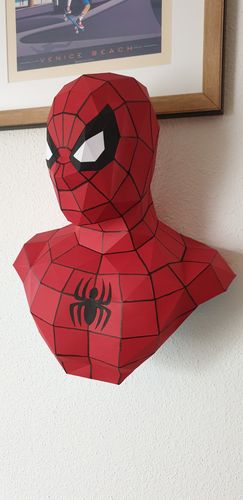 Customer photo review of Patrons Buste Spiderman (pdf)