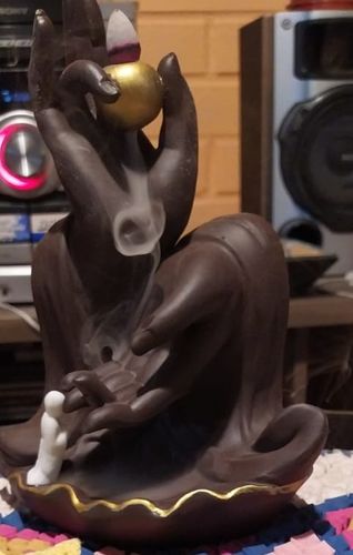 Customer photo review of Corresponde a los 10 conos de regalo por la compra de la cascada (Aroma al azar)