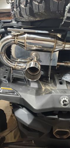 Customer photo review of RPM Big Mouth Cat Delete Bypass Mid Race Pipe Can-Am Maverick X3 Turbo R & RR
