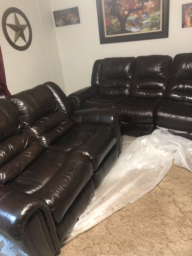 Customer photo review of Clyde's™ Leather Preparer and Deglazer