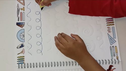 Customer photo review of 1 x Groove Calligraphy ™ - Manuels Réutilisables avec Rainures