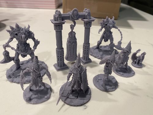 Customer photo review of Crimson Grove Abbey Tabletop Miniature Bundle - Epic