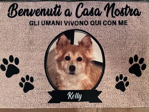 Customer photo review of Tappeto personalizzato con foto