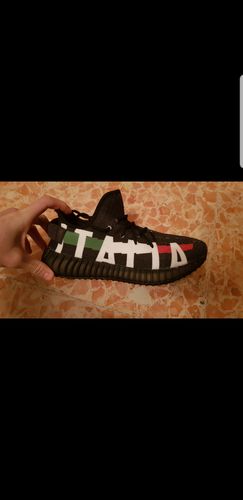 Customer photo review of Mesh Knit Sneakers black- Italia - men's
