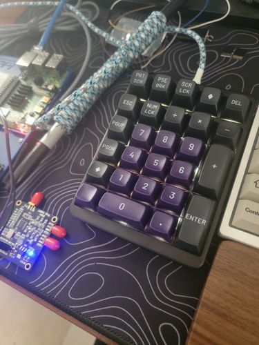 Customer photo review of IDOBAO Montex Pad HOT-SWAPPABLE KEYBOARD KIT