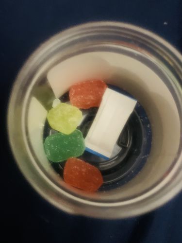 Customer photo review of 1500mg CBD Gummies mixed flavors