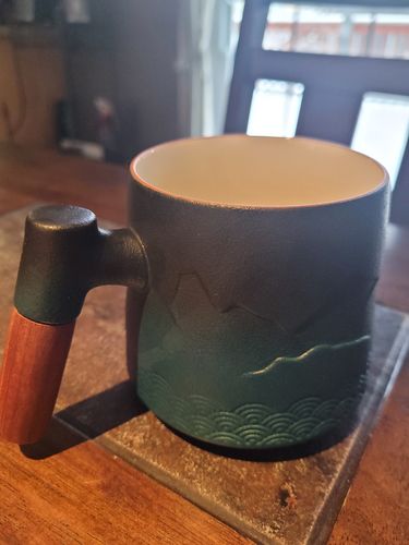Customer photo review of Mountain & Sea Coffee & Tea Mug