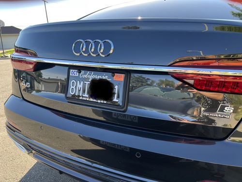 Customer photo review of 2011-2021 CALIFORNIA LICENSE PLATE DMV.CA.GOV - BLACK WITH WHITE TEXT 6"x12" (156.5mm x 305mm)