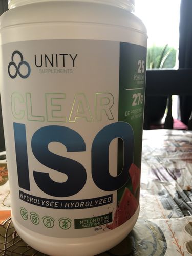 Customer photo review of Unity Supplement - Clear ISO 900g