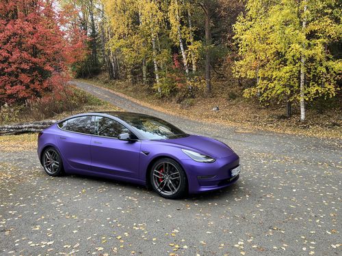 Customer photo review of VViViD+ Matte Metallic Purple (Ghost)