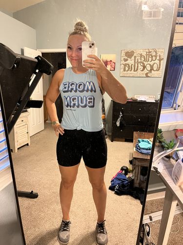 Customer photo review of Biker Shorts - 6'' - Black | MT LUXE