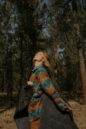 Customer photo review of Waterproof Fleece Blanket