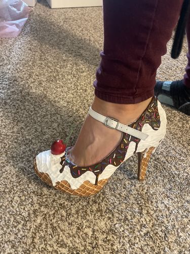 Customer photo review of Custom Shoe Order