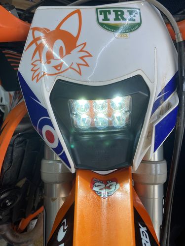 Customer photo review of 2014 - 2022 KTM LED HEADLIGHT 4200 LUMENS SUPER BRIGHT LIGHT EXC XC TPI PLUG & PLAY
