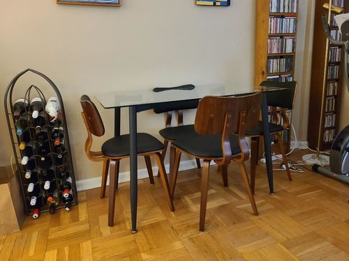 Customer photo review of Abbot Bk_Zuni Pubk-5Pc Dining Set