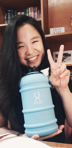 Customer photo review of Ocean Blue Flip Cap 2.2L Oversized Bottle
