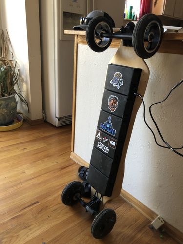 Customer photo review of AEBoard AT2 All-Terrain Electric Skateboard
