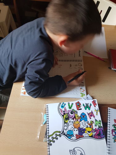 Customer photo review of 1 x Groove Calligraphy ™ - Manuels Réutilisables avec Rainures