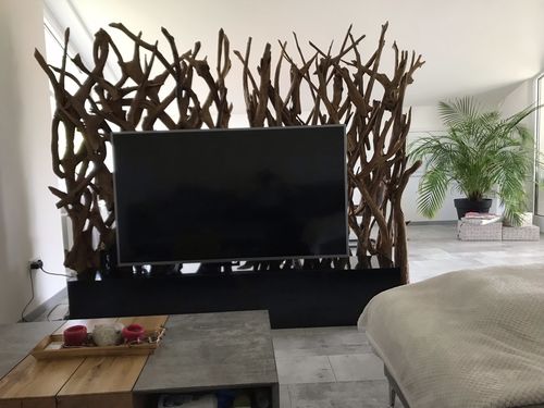 Customer photo review of Design Raumteiler mit Beleuchtung im Sockel