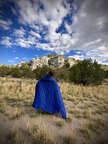 Customer photo review of Waterproof Fleece Blanket