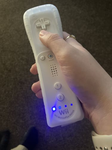 Customer photo review of Nintendo Remote Plus for Wii And Wii U - White (Refurbished)