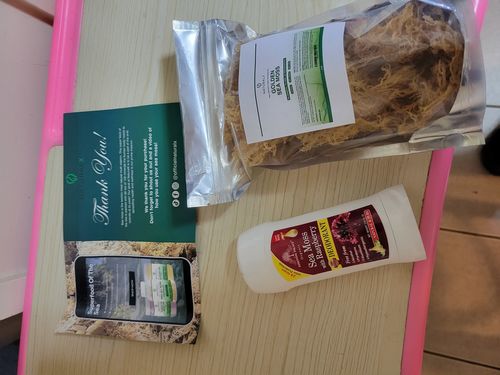 Customer photo review of Golden Sea Moss