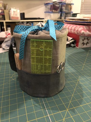 Customer photo review of Padded Storage Bins/Bucket Sewing Pattern (with Holiday version)| Digital PDF Pattern