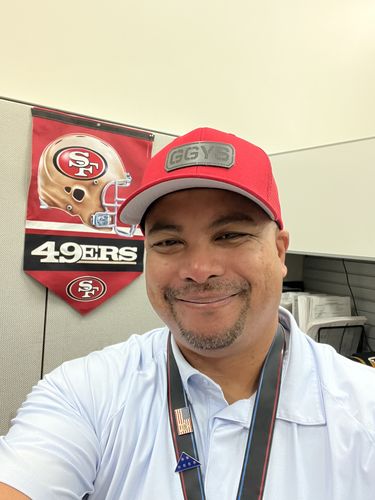 Customer photo review of GGY6 Blackout Edition Leather Patch Hat