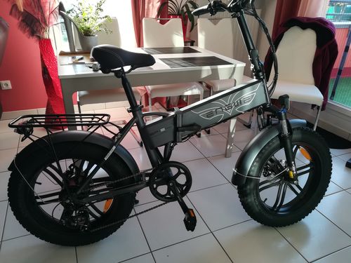 Customer photo review of Engwe EP-2 Pro 2022 Version 750W 20" Fat Bike Foldable E-Mountain Bike 13Ah 35km/h 100km