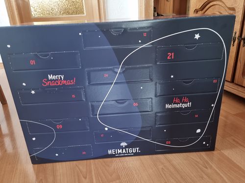 Kundenbewertung mit Foto zu Snack-Adventskalender 2022