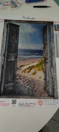 Customer photo review of Diamond Painting - "Strand der Sehnsucht"