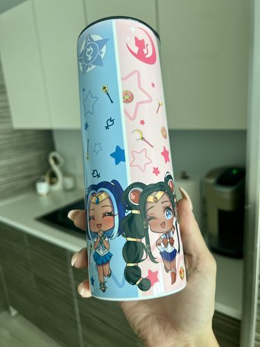 Customer photo review of Melanated Pretty Guardians Tumbler