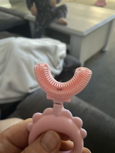 Customer photo review of Lion U-Shaped Sensory Toothbrush