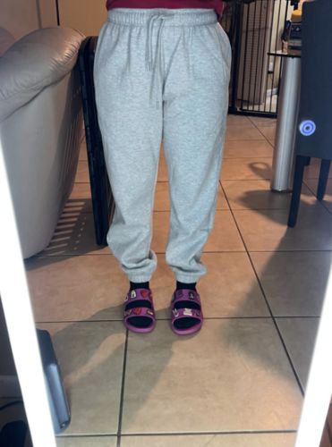 Customer photo review of Blanket-Lined Sweatpants