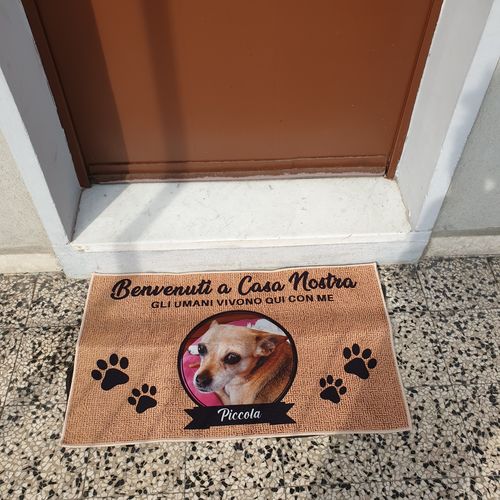 Customer photo review of Tappeto personalizzato con foto
