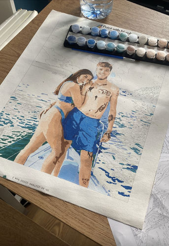 Customer photo review of Paint with Number™ Custom Kit