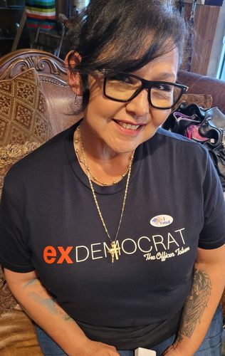 Customer photo review of Ex-Democrat Shirt