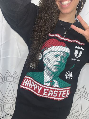 Customer photo review of 'Happy Easter' Biden Christmas Sweater