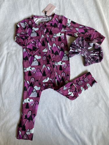 Customer photo review of Pretty in Peak Convertible Footie