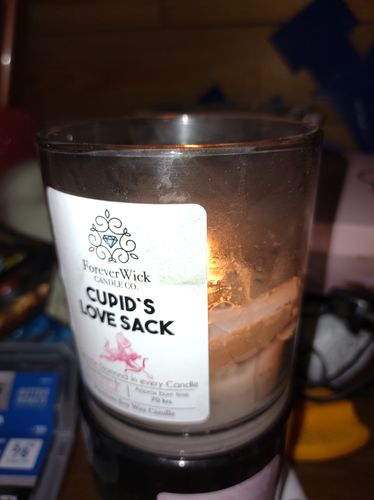 Customer photo review of Cupid's Love Sack Diamond Candle