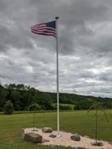 Customer photo review of 4x6ft 2-ply polyester American Flag (Popular Size)
