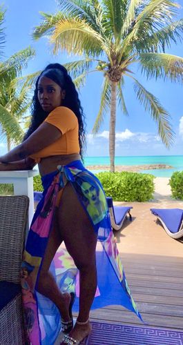 Customer photo review of Brooklyn Hair 7A Ocean Wave 3 Bundle Deals